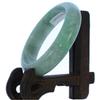 2.30"(58.6mm) China Certified Grade A Nature Hisui Jadeite Jade Light Green Women's Bangle Bracelets 9382 view 1