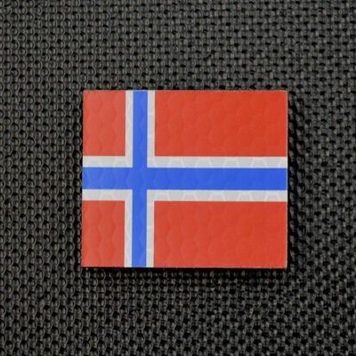 BritKitUSA Mini Infrared Solas Reflective Norway Flag FSK NORSOCOM Hrens Jegerkommando IR