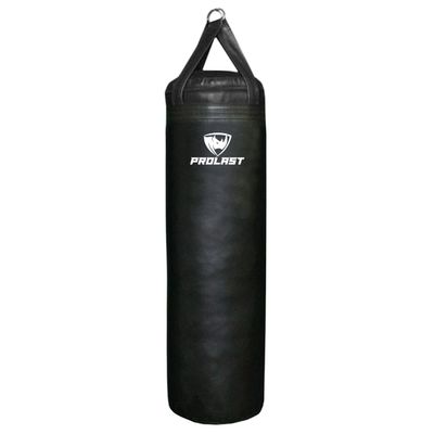 PROLAST 4 ft 80lb Heavy Boxing Punching Bag, Muay Thai, MMA, Strength Training Equipment, Hanging, Unfilled, No D Ring, Rhino Logo, Black