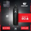 PROLAST 4 ft 80lb Heavy Boxing Punching Bag, Muay Thai, MMA, Strength Training Equipment, Hanging, Unfilled, No D Ring, Rhino Logo, Black view 4