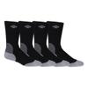 Columbia Men's 4 Pack Wool Crew Socks, Black, 6-12 US view 1
