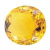 11 Carat Natural Oval Citrine GLI Certified Gemstone view 1