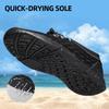 DOUSSPRT Men's Water Shoes Quick Drying Sports Aqua Shoes AllBlack Mesh Size 12 view 4