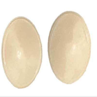 BIMEI Self-Adhesive Reusable Padded Hip Sponge Hip Pad 800 (L, Beige)