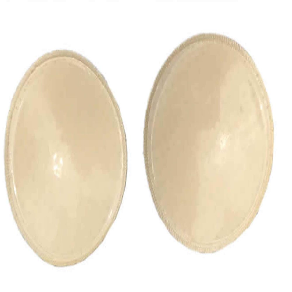 BIMEI Self-Adhesive Reusable Padded Hip Sponge Hip Pad 800 (L, Beige)