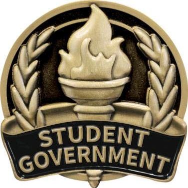 1" Student Government Pin, Enamel Student Government Lapel Pin, Great Education Awards 30 Pack Prime
