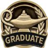 1" Graduation Pin, Academic Achievement Graduate Lapel Pin, Great Education Awards 50 Pack view 1