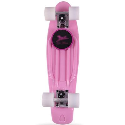 REMIGHTELY BRIGHT 22-inch Professional Fish Plate, 4 Rounds of Skateboard for Beginners and Young People (5 Colors Available) (Color : Pink)
