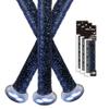 ALIEN PROS Bat Grip Tape 0.5MM for Baseball (3 Grips)  Precut and Pro Feel Bat Tape  Replacement for Old Baseball bat Grip  Wrap Your Bat for an Epic Home Run (3 Grips, Magic) view 1