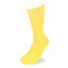 Feraricci Solid Color Polyester Socks for Men, Casual and Formal Attire Mid Rise Mens Crew Socks - Yellow view 1