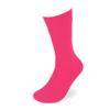 Feraricci Solid Color Polyester Socks for Men, Casual and Formal Attire Mid Rise Mens Crew Socks - Fuchsia view 1