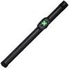 McDermott 1x1 Hard Round Vinyl Pool/Billiard Cue Case - Black w/Clover view 1