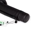 McDermott 1x1 Hard Round Vinyl Pool/Billiard Cue Case - Black w/Clover view 4