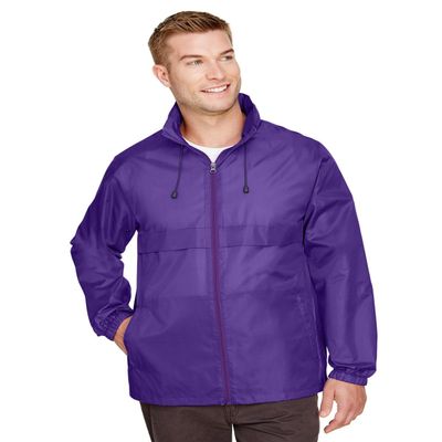 Team 365 Adult Zone Protect Lightweight Jacket, Sport Purple, Small