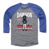 500 LEVEL Andre Dawson Tee Shirt (Baseball Tee, XXX-Large, Royal/Heather Gray) - Andre Dawson Toon WHT view 1