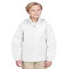 Team 365 Youth Zone Protect Lightweight Jacket S WHITE view 1