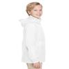 Team 365 Youth Zone Protect Lightweight Jacket S WHITE view 2