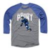 500 LEVEL Brayden Point Tee Shirt (Baseball Tee, XXX-Large, Royal/Heather Gray) - Tampa Bay Raglan Tee - Brayden Point Retro W WHT view 1