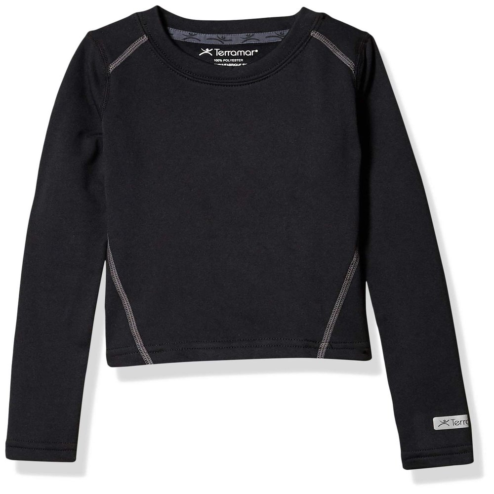 Terramar Kids & Baby Toddler Crew, Onyx, 3T