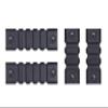 Monstrum Aluminum Picatinny Rail | Compatible with M-LOK | Includes Two 2-inch and Two 3-inch Sections | Black view 1