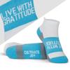 ChalkTalkSPORTS Inspirational Athletic 3-Pair Multicolored Sock Set | Christ Gives Me Strength view 2