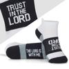 ChalkTalkSPORTS Inspirational Athletic 3-Pair Multicolored Sock Set | Christ Gives Me Strength view 3