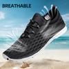 DOUSSPRT Women's Water Shoes Quick Drying Sports Aqua Shoes Blackwhite Size 8 view 3