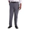 Haggar Men's Iron Free Khaki Classic Expandable Waistband Casual Pant Pants, Charcoal Heather, 36 x 34 view 1