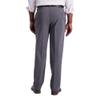 Haggar Men's Iron Free Khaki Classic Expandable Waistband Casual Pant Pants, Charcoal Heather, 36 x 34 view 3