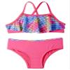 Infant Girls Mermaid Print Pink Sizzle 2 Piece Bikini Swimsuit - 12 Months view 1