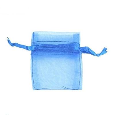 ShineBear 50pcs/lot Organza Gift Bag 7 * 9cm Wedding Favors and Gifts Wedding Candy Box for Guests Jewelry Pouch Bags Event Party Supplies - (Color: Dark LUE)