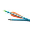 SHARROW 30 Aluminum Arrow with Blue Arrow Shaft & 100 Grain Field Points for Target Practice(500 Spine) (12) view 4