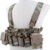 Chest Rig Airsoft Hunting Vest Molle Pouch Simple Military Tactical Vest with Magazine Pouch-(CP) view 2