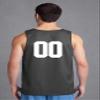 Custom Basketball Reversible Jersey Both Sides - Numbers Only On Back of Both Sides (XX-Large, Iron Grey) view 3