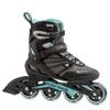 Rollerblade Zetrablade Women's Adult Fitness Inline Skate, Black and Light Blue, Performance Inline Skates view 1