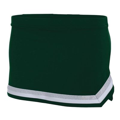 Augusta Sportswear Ladies Pike Skirt 9145 Dark Green/White/Metallic Silver M