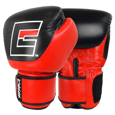 Competition Boxing Gloves | Punch Bag Mitts Sparring Punching Training MMA Fighting Sports | Red |10 oz
