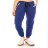 ALWAYS Women Joggers Active Sweatpants - Buttery Soft Light Comfy Lounge Striped Pants with Pockets Royal Blue White S/M view 3