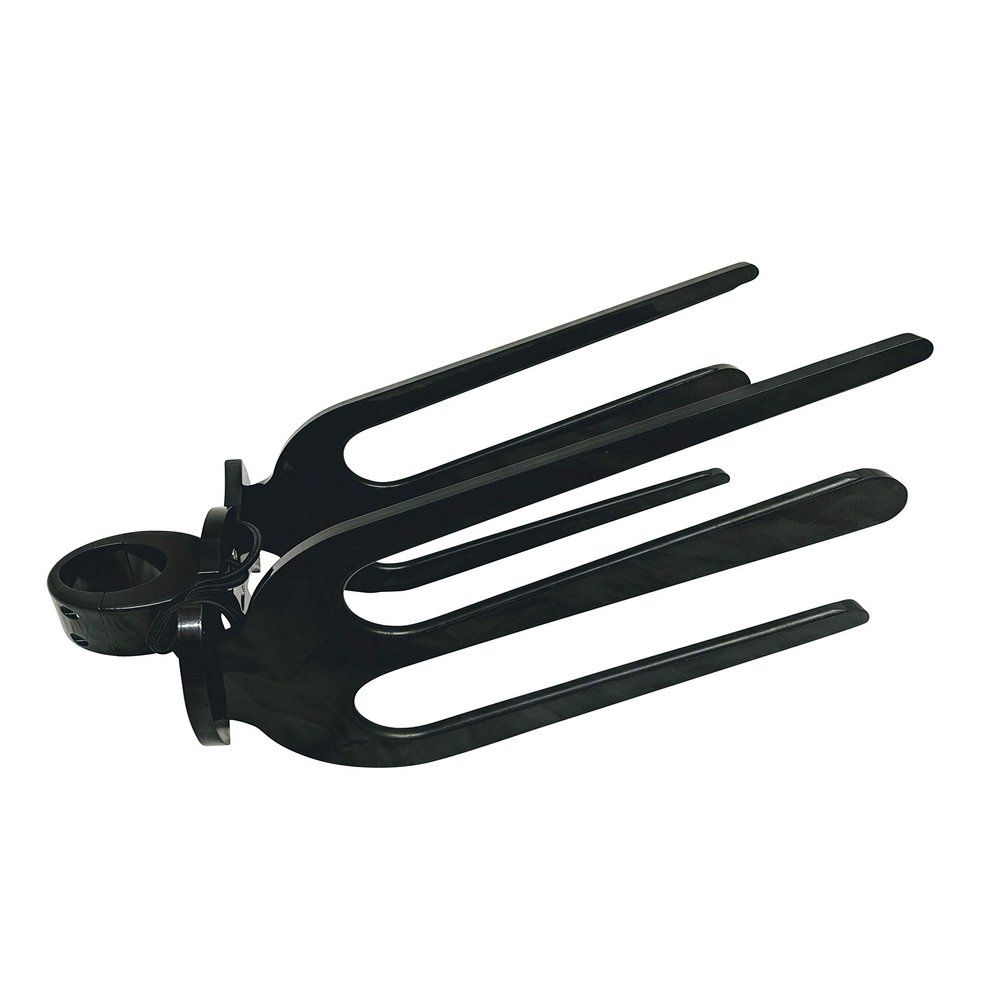 Krypt Towers Wakesurf Rack for Tower, Surfboard Rack for Boat, Holds 2 x Wakesurf Boards, Black Aluminum Wakeboard Rack, Fits Clamp Tubing Sizes-1 3/4", 1 7/8", 2", 2 1/4", 2 3/8", 2 1/2"