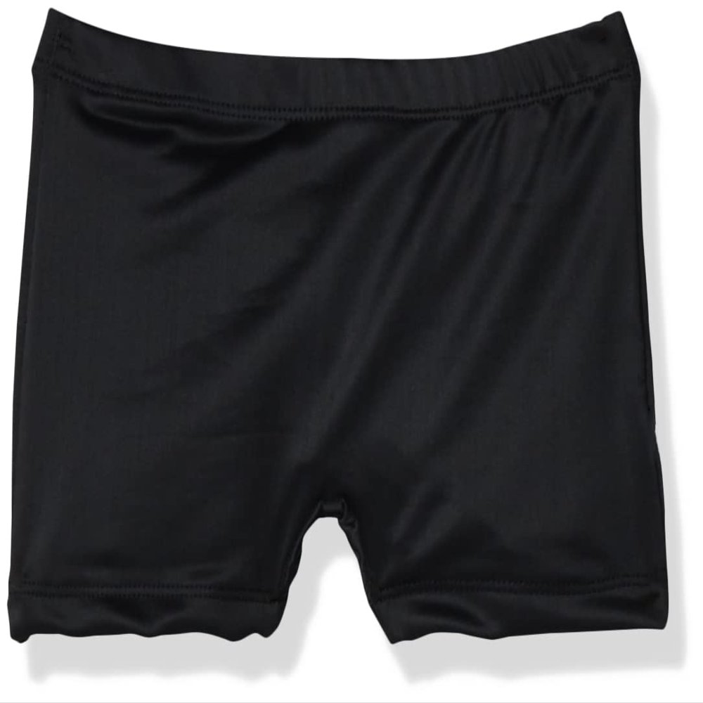 Kanu Surf Girls' Swimming Bottom UPF 50+"Boy Short, Black, 16