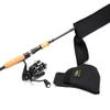 SF Fishing Rod Sleeve Cover Rod Socks Black Better Cover Spinning Reel Cover Protector 7-73 Rod and Up to 3000 Reel Combo Tools for Spinning Sea Fishing Rod view 3
