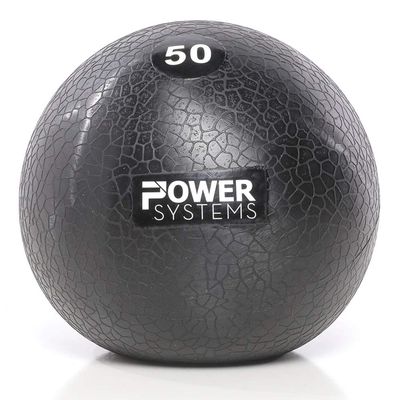 Power Systems MEGA Slam Ball Prime, 50 Pounds (25528),Black