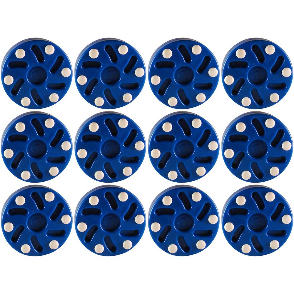 TronX Roller Hockey Puck (12-Pack) (Blue)