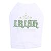 Irish Princess - Bling Rhinestone St Patrick Day Dog Shirt, 2XL White view 1