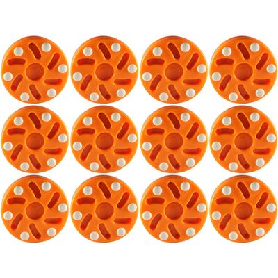 TronX Roller Hockey Puck (12-Pack) (Orange)