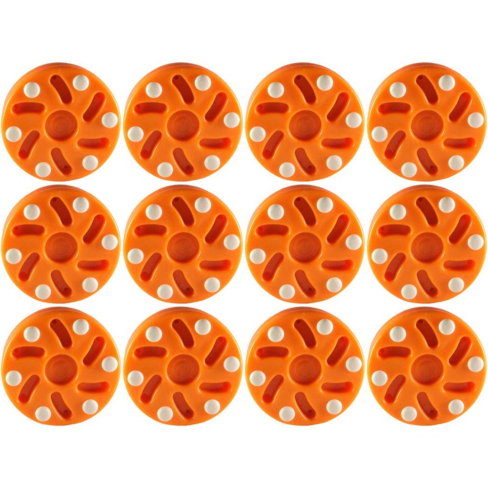 TronX Roller Hockey Puck (12-Pack) (Orange)