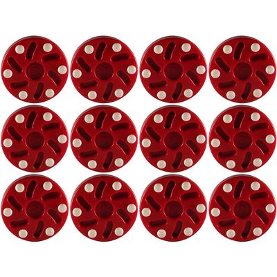 TronX Roller Hockey Puck (12-Pack) (Red)