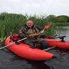Inflatable 0.7mm PVC Floating Fly Fishing Wader River Raft Belly Boat Raft NEW view 1