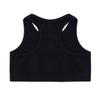 dPois Kids Girls' Racer Back Crop Top Sports Bra Dance Sports Gym Workout Active Wear Blue 6 view 4