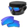 OOWLIT Replacement Lenses Compatible with Oakley Flak 2.0 OO9295 59mm Sunglass Ice Polarized view 2